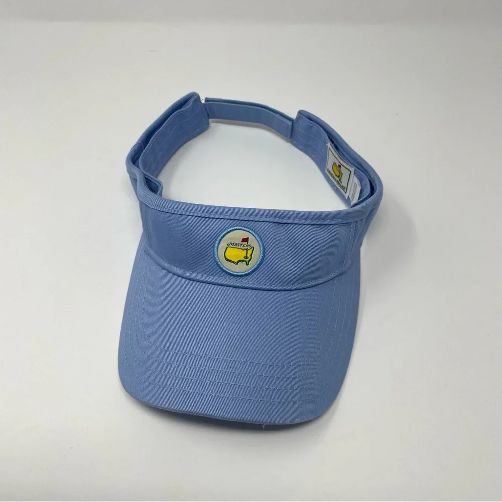 MASTERS Ladies American Needle Cotton Patch Logo Visor in Blue - Picture 4 of 5